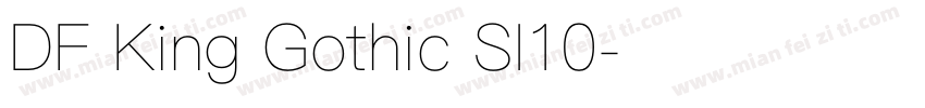 DF King Gothic SI10字体转换